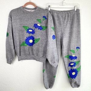Russell Athletic Vintage Sweats Set Outfit Floral